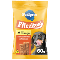 Petisco Pedigree Filezitos Para Cães Adultos Sabor Frango 60gr