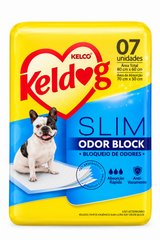 Tapete Higiênico Keldog Slim Odor Block 80 X 60 Cm – 7 Unidades