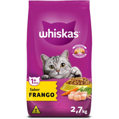Ração Whiskas Para Gatos Adultos Sabor Frango