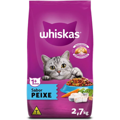 Ração Whiskas Para Gatos Adultos Sabor Peixe