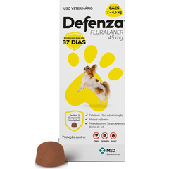 Antiparasitário Defenza 45mg Para Cães De 2 A 4,5kg