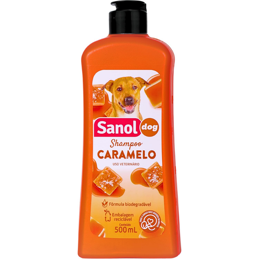 Shampoo Para Cães Sanol Dog Caramelo 500ml