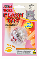 Brinquedo Bolinha Luminosa Led Flash Toy Para Gatos
