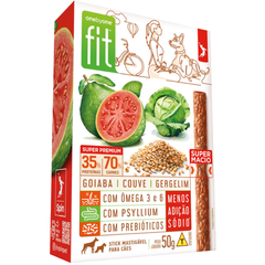 Petisco Stick Fit Para Cães Sabor Goiaba, Couve & Gergelim 50gr