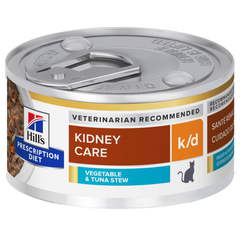 Ração Úmida Para Gatos Adultos Hill's Kidney Care Tuna K/d 82g