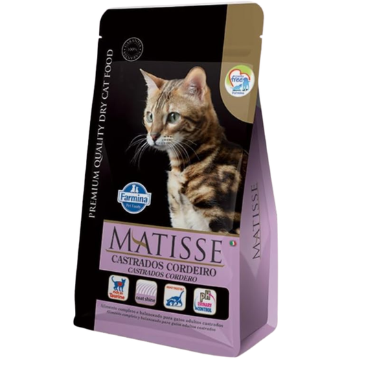 Ração Matisse Para Gatos Castrados Sabor Cordeiro 2kg
