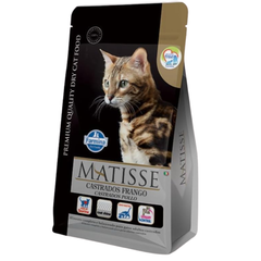 Ração Matisse Para Gatos Castrados Sabor Frango 800gr