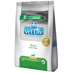 Ração Para Cães Adultos Raças Pequenas Vetlife Renal 2kg