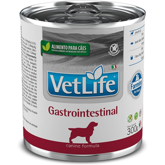 Ração Úmida Para Cães Vetlife Gastrointestinal Lata 300gr