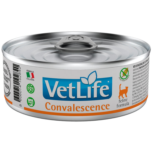 Ração Úmida Para Gatos Vetlife Convalescence Lata 85gr