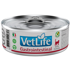 Ração Úmida Para Gatos Vetlife Gastrointestinal Lata 85gr