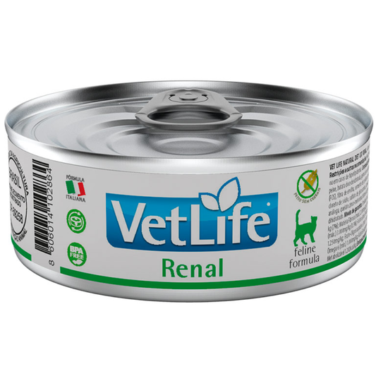 Ração Úmida Para Gatos Vetlife Renal Lata 85gr