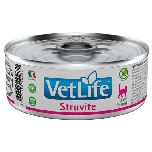 Ração Úmida Para Gatos Vetlife Struvite Lata 85gr