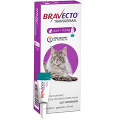 Antipulgas E Carrapatos Bravecto 500mg Para Gatos De 6,25 A 12,5kg