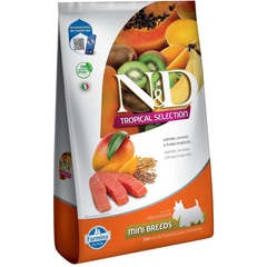 Ração N&d Para Cães Adultos Raças Pequenas Sabor Salmão, Cereais E Frutas Tropicais 2,5kg