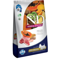 Ração N&d Para Cães Adultos Raças Pequenas Sabor Cordeiro, Cereais E Frutas Tropicais 2kg