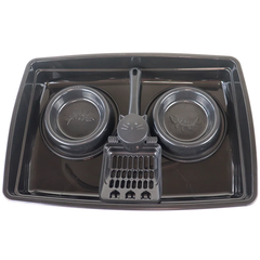 Bandeja Higiênica Pop Kit 4 Em 1 Cor Preta