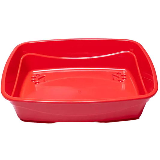 Bandeja Higiênica Tamanho Grande Cor Vermelha