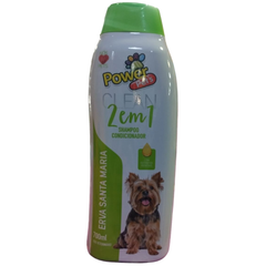 Shampoo & Condicionador Power Pets Clean 2 Em 1 Erva Santa Maria 700ml