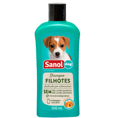 Shampoo Para Cães Filhotes Sanol Dog 500ml