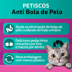 Petisco Gato Whiskas Anti Bolas De Pelos Para Gatos Adultos 80g
