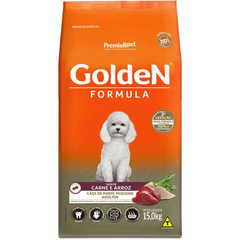 Ração Golden Fórmula Para Cães Adultos Minibits Sabor Carne E Arroz 15 Kg