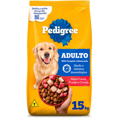 Ração Pedigree Para Cães Adultos Sabor Carne, Frango E Cereais 15 Kg