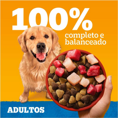 Ração Pedigree Para Cães Adultos Sabor Carne, Frango E Cereais 15 Kg