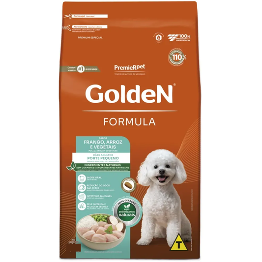 Ração Golden Fórmula Para Cães Adultos Minibits Sabor Frango E Arroz 15 Kg