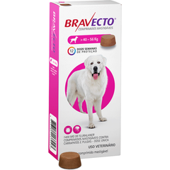 Antipulgas E Carrapatos Bravecto 1400mg Para Cães De 40 A 56kg