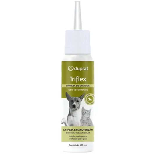 Triflex Limpeza De Ouvidos Para Cães E Gatos 100ml