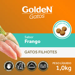 Ração Golden Para Gatos Filhotes Sabor Frango 1kg