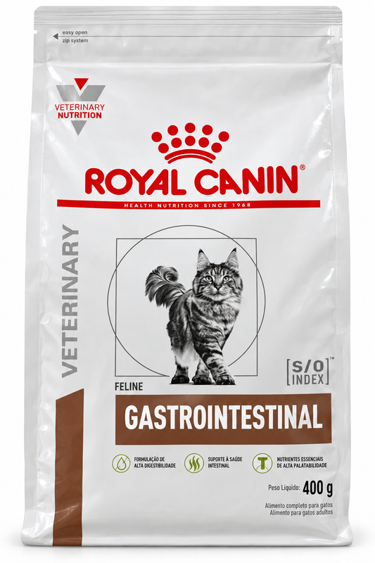 Ração Royal Canin Veterinary Gastrointestinal Para Gatos Adultos 400 G