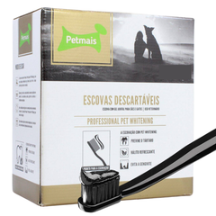 Escovas Descartáveis Petmais Com Gel Dental 5gr Para Cães E Gatos - 1 Unidade