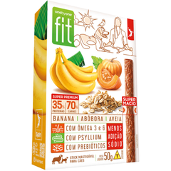 Petisco Stick Fit Para Cães Sabor Banana, Abóbora & Aveia 50gr