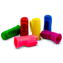 Escova Dedeira De Silicone Para Cães E Gatos - 1 Unidade