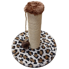 Arranhador Poste Para Gatos Estampa De Oncinha - Tamanho P
