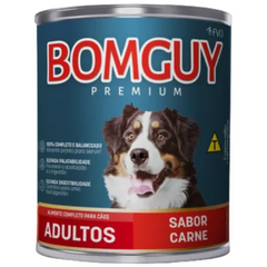 Ração Úmida Bomguy Lata Sabor Carne Para Cães Adultos 280gr