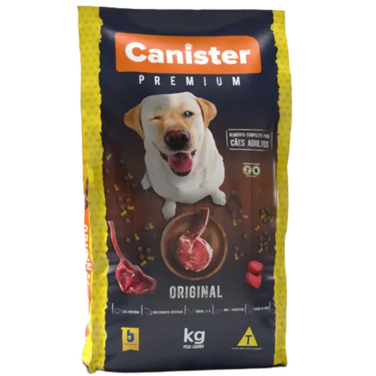 Ração Canister Premium Original Para Cães Adultos 15kg