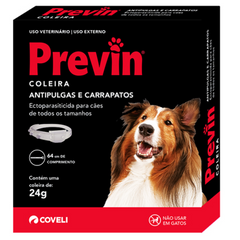 Coleira Antipulgas Previn 24gr - Coveli