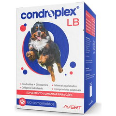 Suplemento Alimentar Condroplex Lb Para Cães 60 Comprimidos