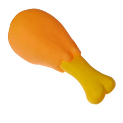 Brinquedo Coxa De Frango Sonoro Tamanho Pequeno Para Cães