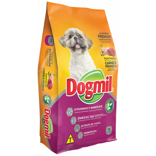 Ração Cão Premium Dogmil Raças Pequenas Sabor Carne E Frango 10,1kg