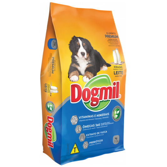 Ração Premium Dogmil Sabor Leite Para Cães Filhotes 10kg