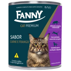 Ração Úmida Fanny Cat Para Gatos Adultos Sabor Carne & Frango 280gr
