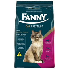 Ração Fanny Cat S/ Corante Sabor Frango E Peixe Para Gatos Adultos 10kg