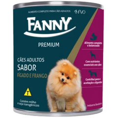 Ração Úmida Fanny Para Cães Adultos Sabor Fígado & Frango 280gr