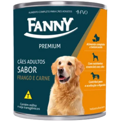 Ração Úmida Fanny Para Cães Adultos Sabor Frango & Carne 280gr