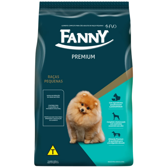 Ração Fanny Para Cães Adultos Raças Pequenas 10,1kg
