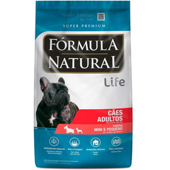 Ração Fórmula Natural Life Para Cães Adultos De Porte Pequeno E Mini Sabor Frango E Linhaça 15kg